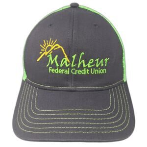 Malheur Federal Credit Union Snapback Trucker Hat Multi One Size Cap America